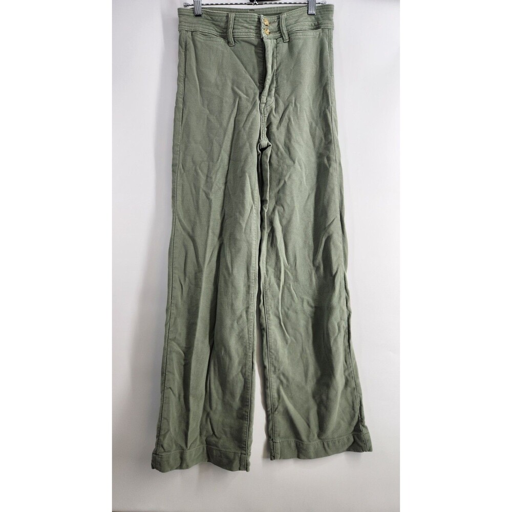 Faherty Womens Utility Pants Size‎ 26 Cotton Blend Green